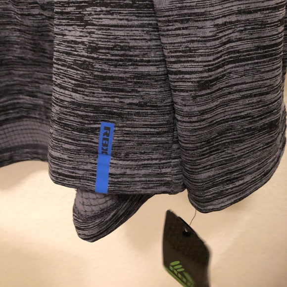 RBX X-TRAIN Hoodie Performance Heather Grey NWT - Picture 2 of 5